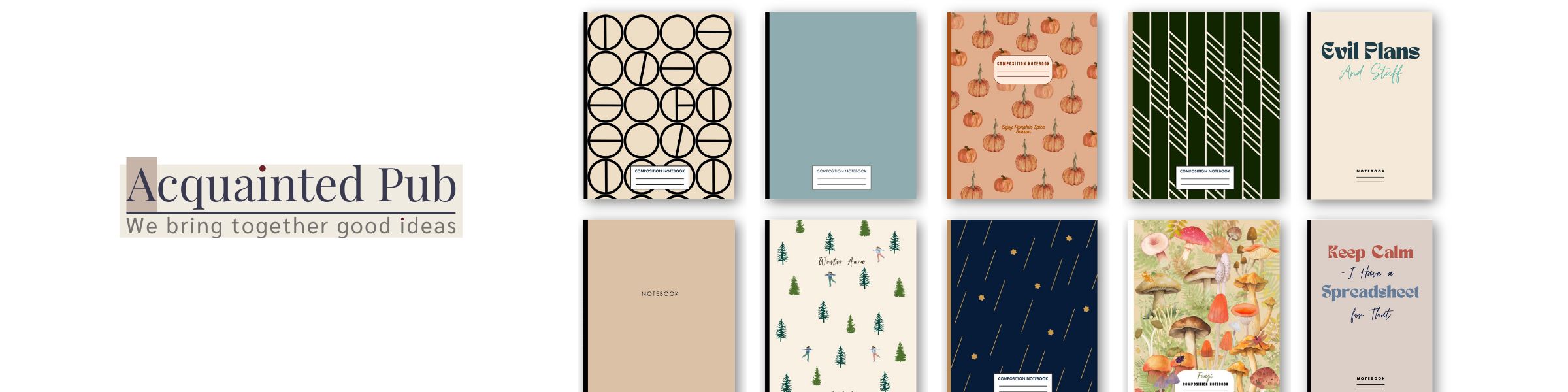 Acquainted Pub Notebooks